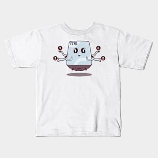 Take CTRL // Funny Cartoon Control Key Kids T-Shirt